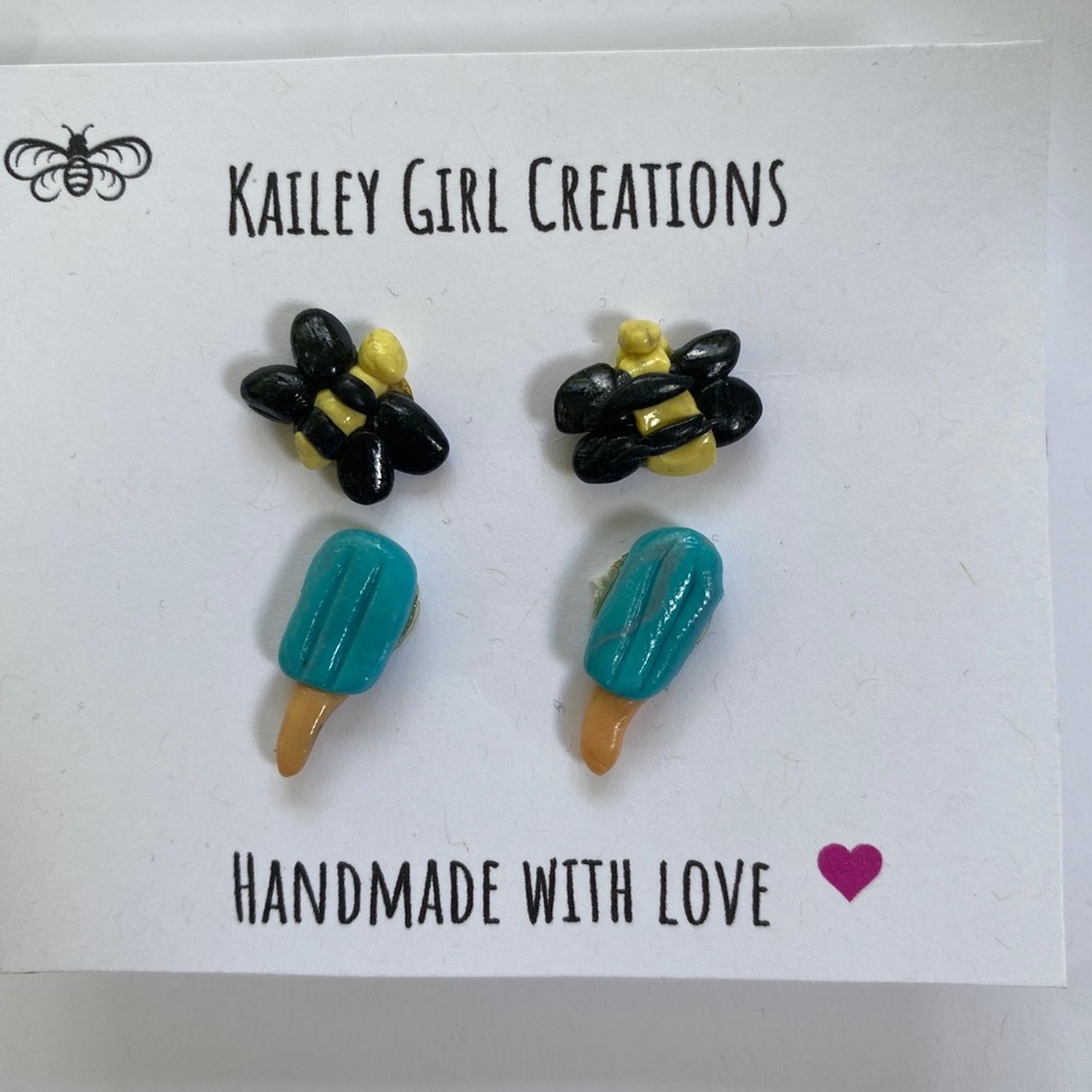 Handmade Clay Earrings